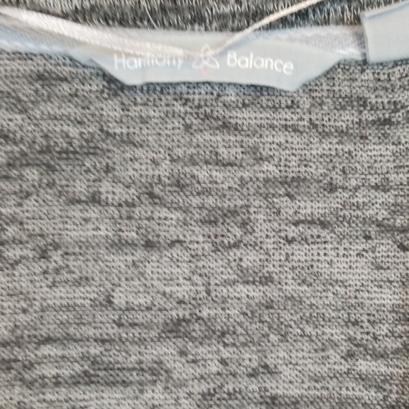 HARMONY & balance gray open front cardigan - Picture 2 of 4